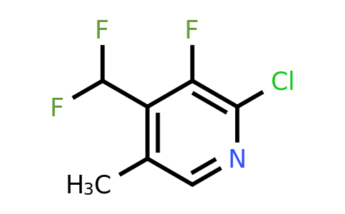 2-Chloro-4-(difluoromethyl)-3-fluoro-5-methylpyridine