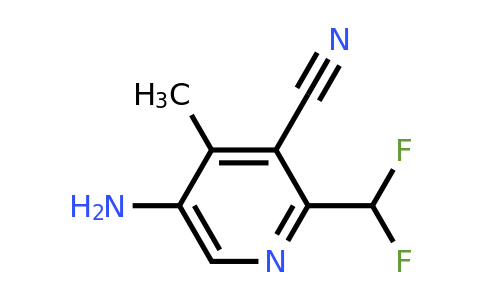 1805262-01-4 | 5-Amino-3-cyano-2-(difluoromethyl)-4-methylpyridine