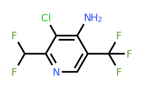 4-Amino-3-chloro-2-(difluoromethyl)-5-(trifluoromethyl)pyridine