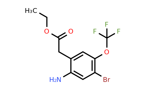 1805266-02-7 | Ethyl 2-amino-4-bromo-5-(trifluoromethoxy)phenylacetate