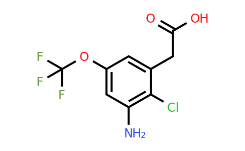 1805266-16-3 | 3-Amino-2-chloro-5-(trifluoromethoxy)phenylacetic acid
