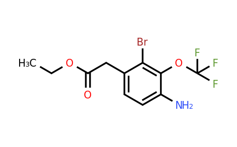 1805266-21-0 | Ethyl 4-amino-2-bromo-3-(trifluoromethoxy)phenylacetate