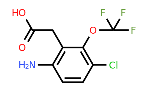 1805266-33-4 | 6-Amino-3-chloro-2-(trifluoromethoxy)phenylacetic acid