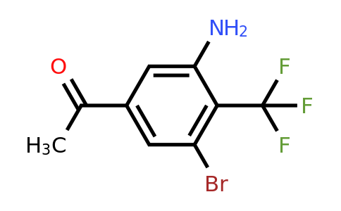 1805266-97-0 | 3'-Amino-5'-bromo-4'-(trifluoromethyl)acetophenone