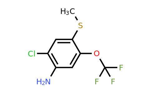 1805266-98-1 | 4-Amino-5-chloro-2-(trifluoromethoxy)thioanisole