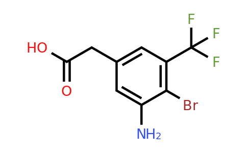 1805268-27-2 | 3-Amino-4-bromo-5-(trifluoromethyl)phenylacetic acid
