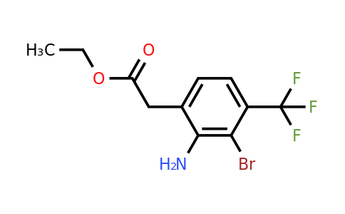 1805268-40-9 | Ethyl 2-amino-3-bromo-4-(trifluoromethyl)phenylacetate