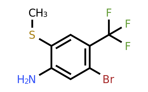 1805269-23-1 | 2-Amino-4-bromo-5-(trifluoromethyl)thioanisole