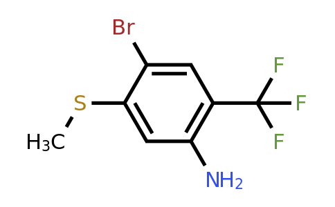 1805269-34-4 | 5-Amino-2-bromo-4-(trifluoromethyl)thioanisole