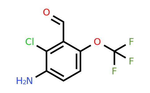 1805270-65-8 | 3-Amino-2-chloro-6-(trifluoromethoxy)benzaldehyde
