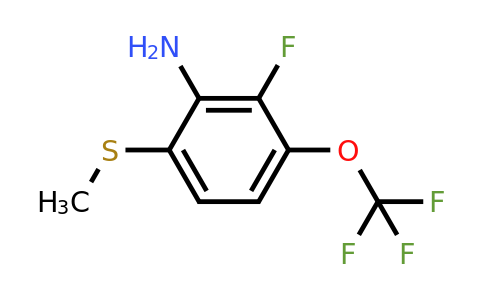 1805271-07-1 | 2-Amino-3-fluoro-4-(trifluoromethoxy)thioanisole