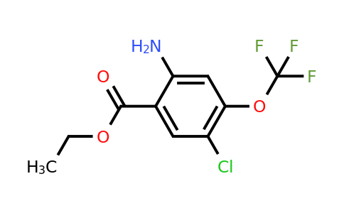 1805271-36-6 | Ethyl 2-amino-5-chloro-4-(trifluoromethoxy)benzoate
