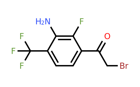 1805272-58-5 | 3'-Amino-2'-fluoro-4'-(trifluoromethyl)phenacyl bromide