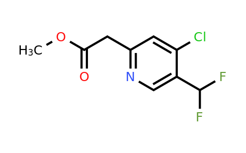 1805275-42-6 | Methyl 4-chloro-5-(difluoromethyl)pyridine-2-acetate