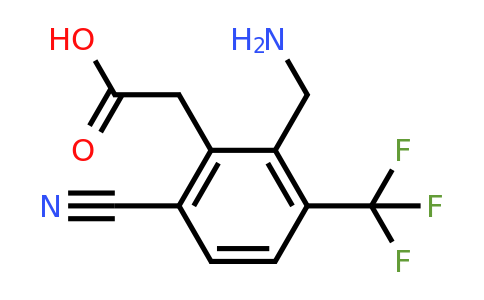 1805276-21-4 | 2-Aminomethyl-6-cyano-3-(trifluoromethyl)phenylacetic acid