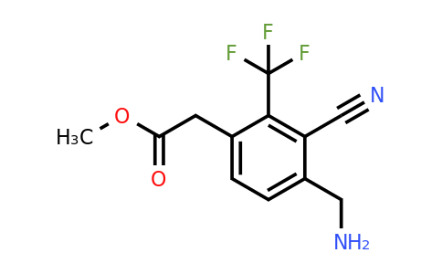 1805277-07-9 | Methyl 4-aminomethyl-3-cyano-2-(trifluoromethyl)phenylacetate