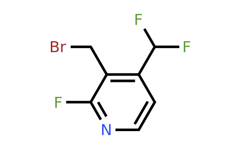 3-(Bromomethyl)-4-(difluoromethyl)-2-fluoropyridine