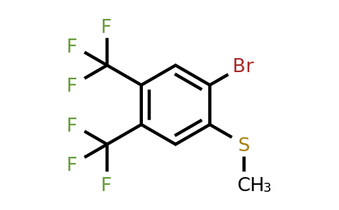 1805277-75-1 | 4,5-Bis(trifluoromethyl)-2-bromothioanisole