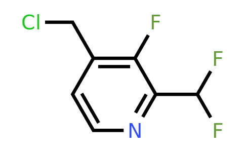 4-(Chloromethyl)-2-(difluoromethyl)-3-fluoropyridine