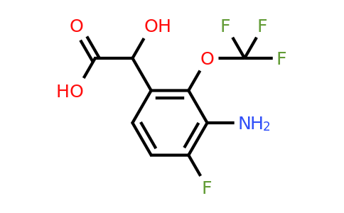 1805278-41-4 | 3-Amino-4-fluoro-2-(trifluoromethoxy)mandelic acid