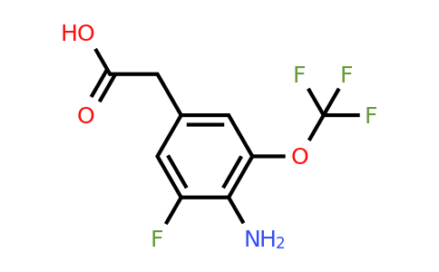 1805278-75-4 | 4-Amino-3-fluoro-5-(trifluoromethoxy)phenylacetic acid