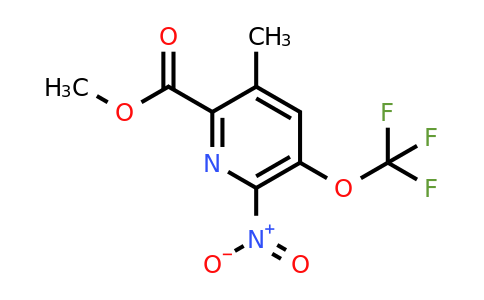 1805278-88-9 | Methyl 5-methyl-2-nitro-3-(trifluoromethoxy)pyridine-6-carboxylate