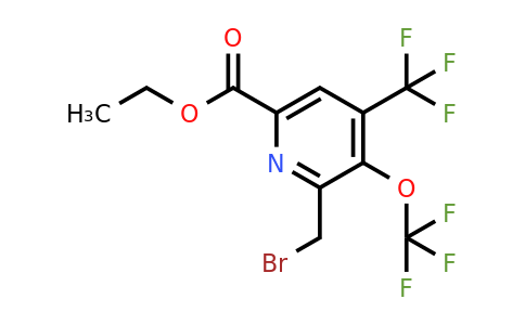 1805291-59-1 | Ethyl 2-(bromomethyl)-3-(trifluoromethoxy)-4-(trifluoromethyl)pyridine-6-carboxylate