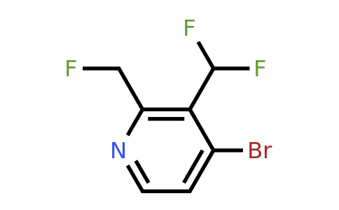 4-Bromo-3-(difluoromethyl)-2-(fluoromethyl)pyridine