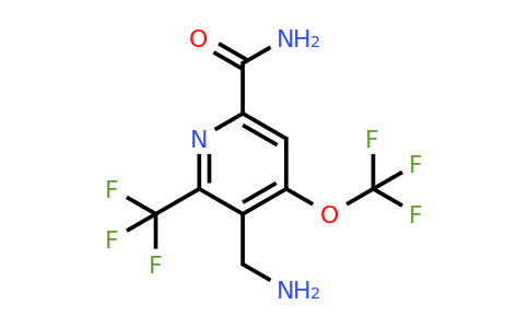 1805296-62-1 | 3-(Aminomethyl)-4-(trifluoromethoxy)-2-(trifluoromethyl)pyridine-6-carboxamide