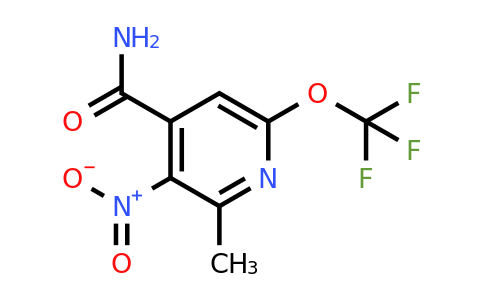 1805297-64-6 | 2-Methyl-3-nitro-6-(trifluoromethoxy)pyridine-4-carboxamide