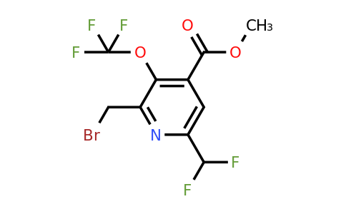 1805305-82-1 | Methyl 2-(bromomethyl)-6-(difluoromethyl)-3-(trifluoromethoxy)pyridine-4-carboxylate