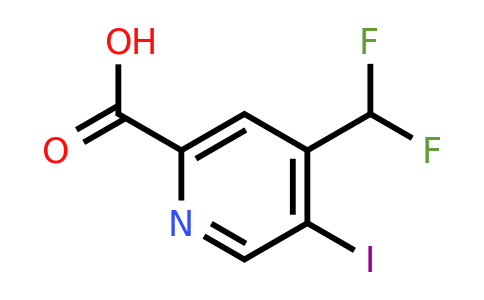 1805309-45-8 | 4-(Difluoromethyl)-5-iodopyridine-2-carboxylic acid