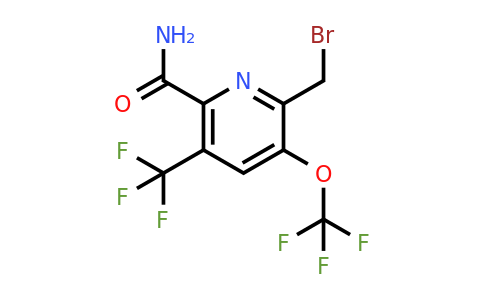 2-(Bromomethyl)-3-(trifluoromethoxy)-5-(trifluoromethyl)pyridine-6-carboxamide