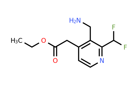 1805314-65-1 | Ethyl 3-(aminomethyl)-2-(difluoromethyl)pyridine-4-acetate