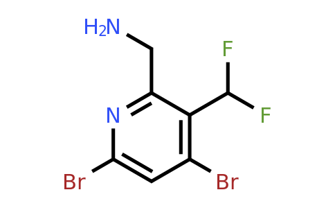 1805317-72-9 | 2-(Aminomethyl)-4,6-dibromo-3-(difluoromethyl)pyridine