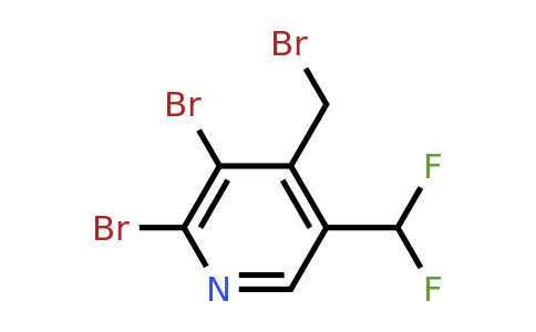 4-(Bromomethyl)-2,3-dibromo-5-(difluoromethyl)pyridine