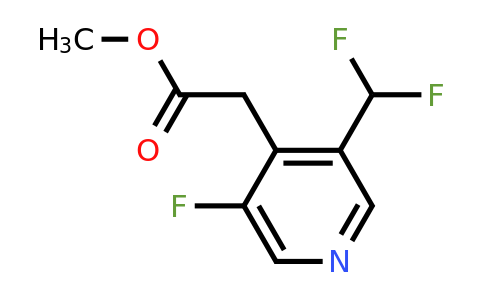 1805318-42-6 | Methyl 3-(difluoromethyl)-5-fluoropyridine-4-acetate
