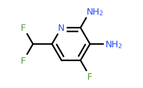 1805319-87-2 | 2,3-Diamino-6-(difluoromethyl)-4-fluoropyridine