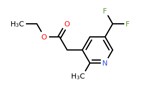 1805320-15-3 | Ethyl 5-(difluoromethyl)-2-methylpyridine-3-acetate