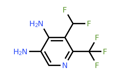 1805321-28-1 | 4,5-Diamino-3-(difluoromethyl)-2-(trifluoromethyl)pyridine