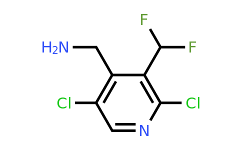 4-(Aminomethyl)-2,5-dichloro-3-(difluoromethyl)pyridine