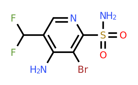 1805324-38-2 | 4-Amino-3-bromo-5-(difluoromethyl)pyridine-2-sulfonamide