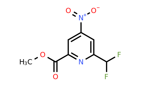 1805326-53-7 | Methyl 2-(difluoromethyl)-4-nitropyridine-6-carboxylate