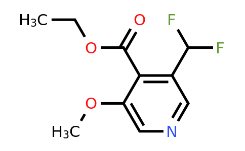 1805327-29-0 | Ethyl 3-(difluoromethyl)-5-methoxypyridine-4-carboxylate
