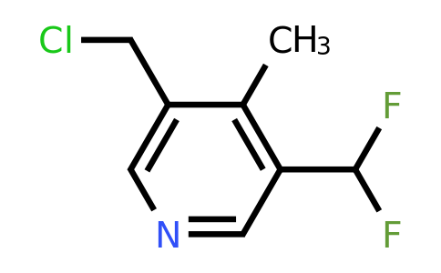3-(Chloromethyl)-5-(difluoromethyl)-4-methylpyridine