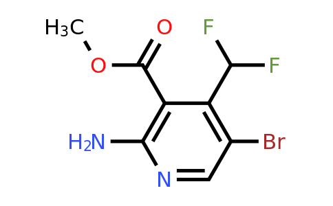 1805333-13-4 | Methyl 2-amino-5-bromo-4-(difluoromethyl)pyridine-3-carboxylate