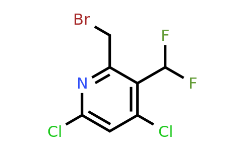 2-(Bromomethyl)-4,6-dichloro-3-(difluoromethyl)pyridine