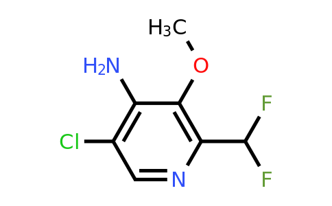 1805336-38-2 | 4-Amino-5-chloro-2-(difluoromethyl)-3-methoxypyridine