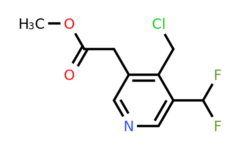 1805336-63-3 | Methyl 4-(chloromethyl)-3-(difluoromethyl)pyridine-5-acetate