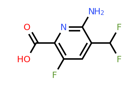 2-Amino-3-(difluoromethyl)-5-fluoropyridine-6-carboxylic acid